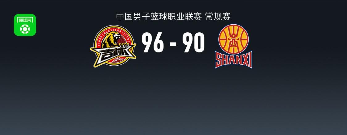 开云登录-CBA战报：吉林96-90山西，姜伟泽32+4+6